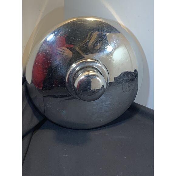 Crofton Silver Pot Replacement Lid 7 inch Handle Round Kitchenware See Pics Read - Picture 3 of 9